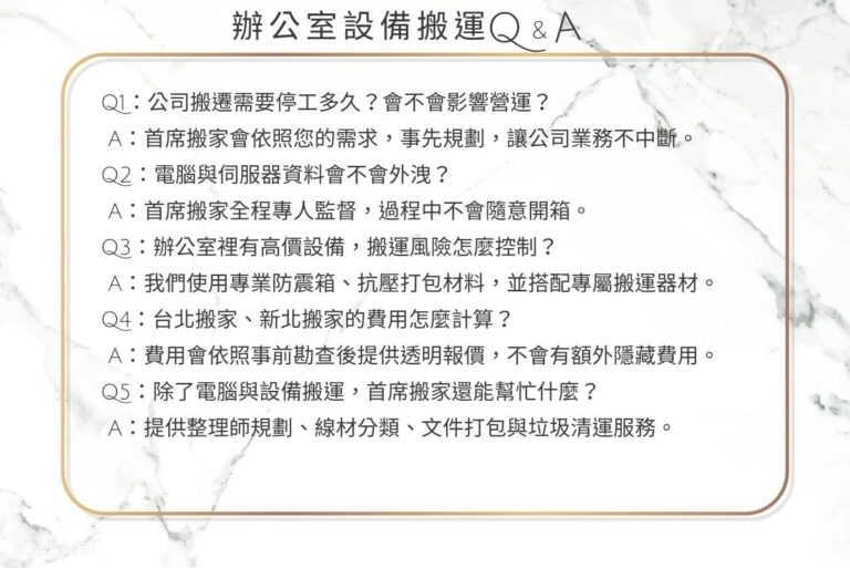 辦公室搬遷 | 公司整批電腦、設備搬運注意事項