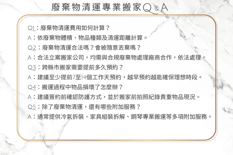搬家公司一站式解決|廢棄物清運專業搬家,輕鬆清空房屋順利售屋